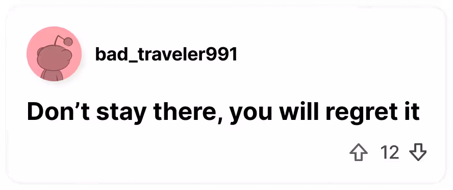 Negative Reddit comment